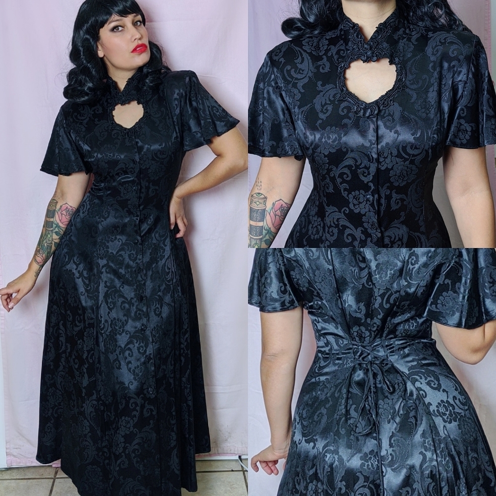 Vintage D Frank Victorian gothic inspired dress